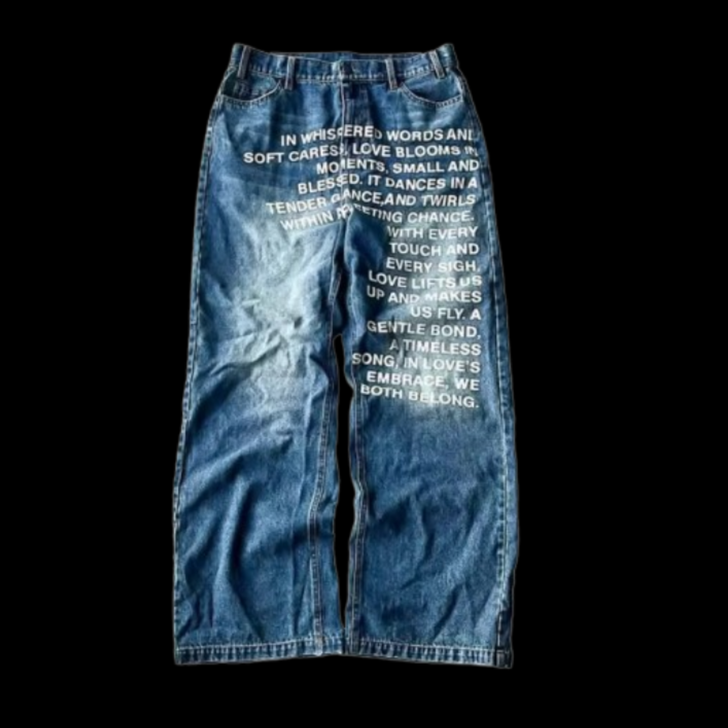 'Words We Wear' Jeans