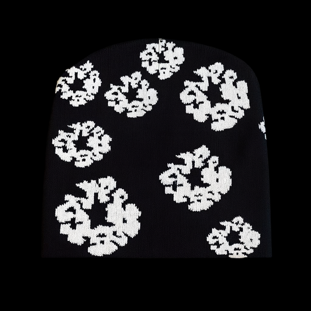 'BLOOM' Beanie (BLACK)