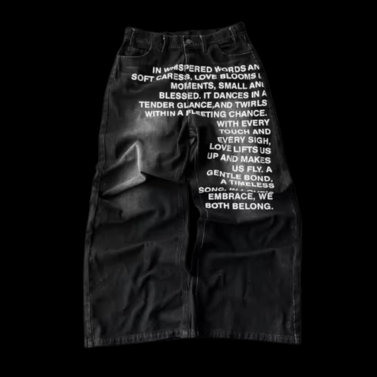 'Words We Wear' Jeans